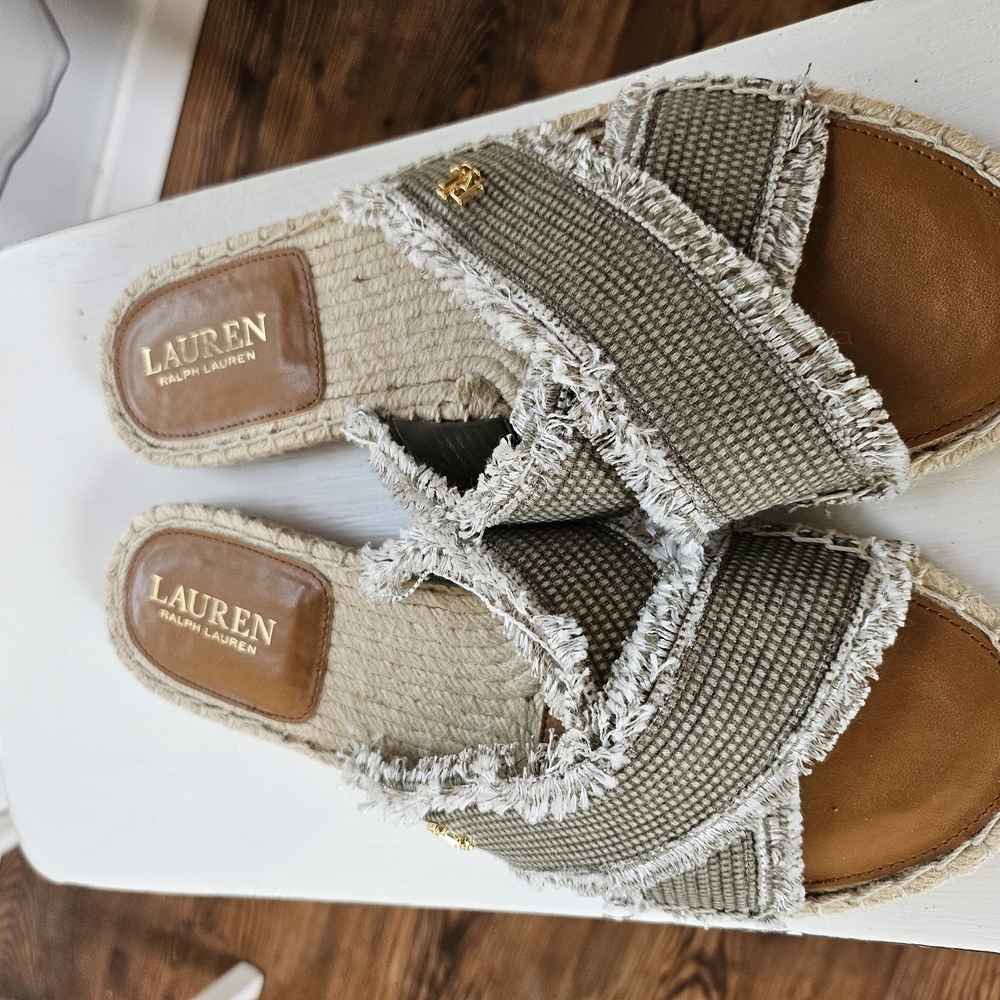 Women's Tan Espadrille Sandals